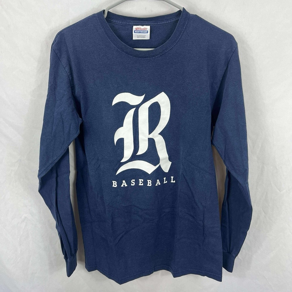 Rice University Sweatshirt Hanes Heavyweight‎ Navy Blue Adult Small